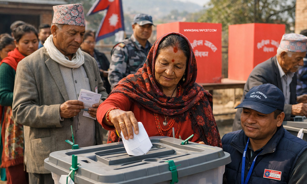 आज देशभरी १ करोड ८९ लाख ३ हजार ६ सय मतदाताले गर्नेछन् मतदान